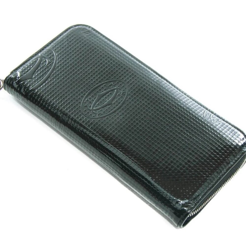 Authentic Must De Cartier Happy Birthday black zippy wallet - Picture 4 of 11